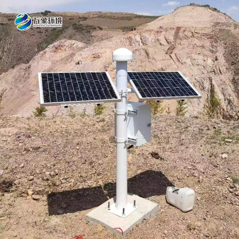 青海下黑嶺位移監測站安裝案例