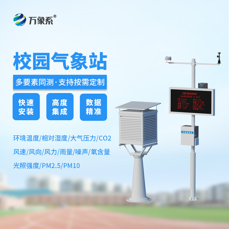 氣象萬(wàn)千，盡在校園：學(xué)校露天氣象站